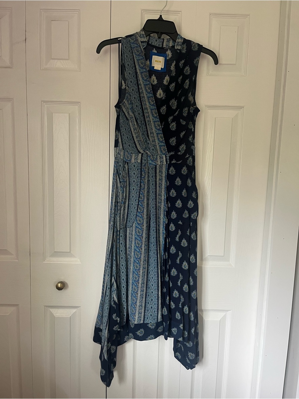 Anthropologie Maeve Blue Eclipse Midi Dress